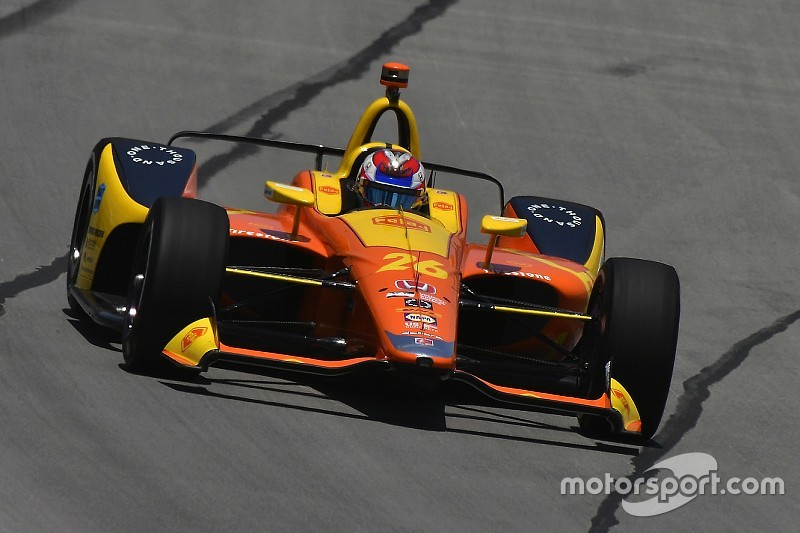 Pocono IndyCar: Veach tops delayed opening practice