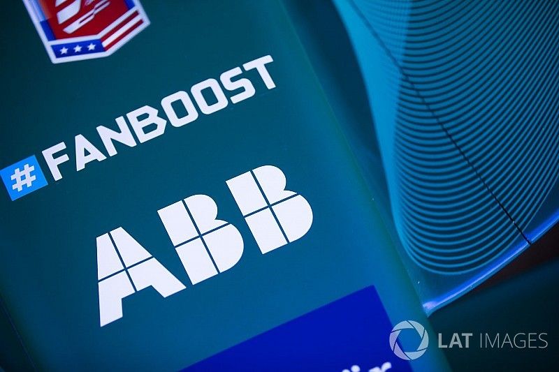 Fanboost, ABB logos on an Andretti Formula E