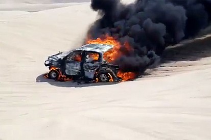 Rute menyulitkan, pereli Dakar bertumbangan
