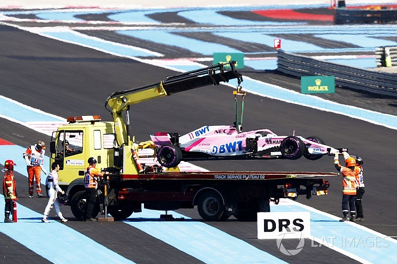 Lourde amende pour Force India suite à la roue perdue par Pérez