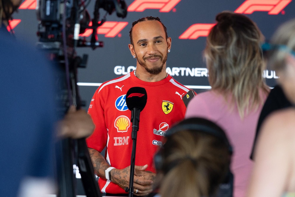 Lewis Hamilton reacts after Neymar echoes Ferrari win message