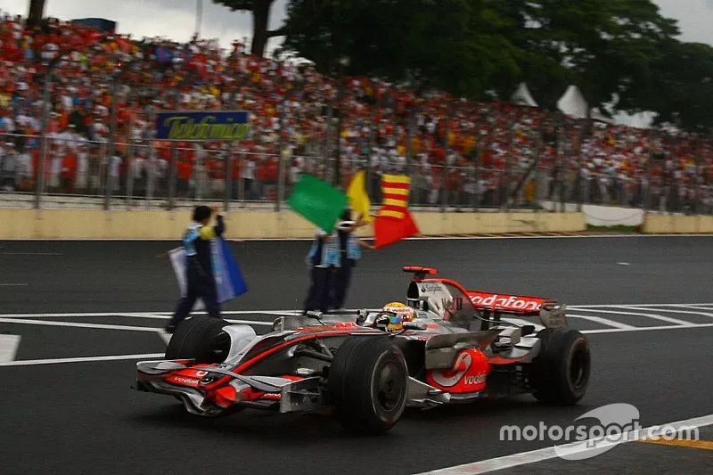Wereldkampioen 2008 Lewis Hamilton