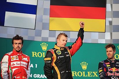 Como era a F1 quando Raikkonen venceu pela última vez?