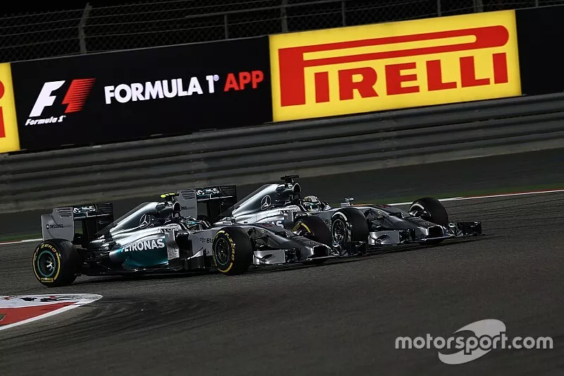Nico Rosberg, Mercedes AMG F1 W05 and Lewis Hamilton, Mercedes AMG F1 W05