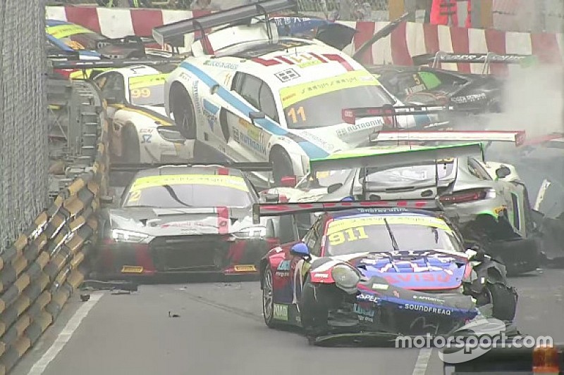 VIDEO: el impresionante choque de GT en Macao