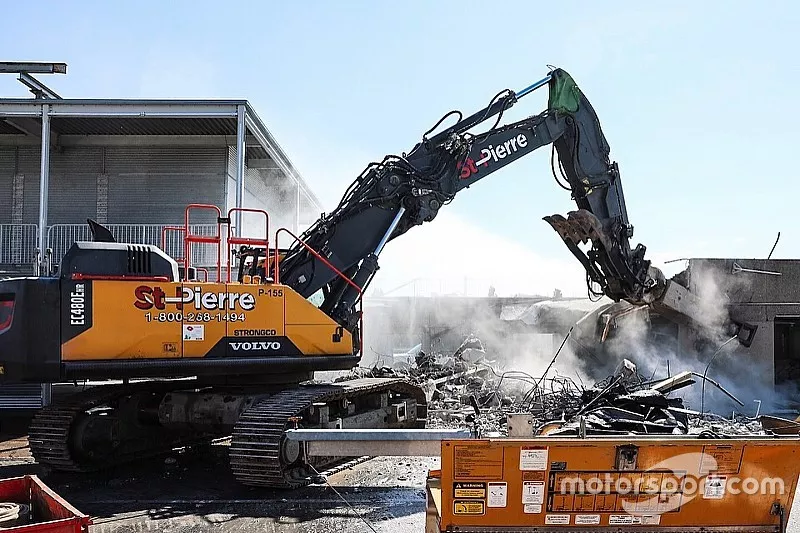 Paddock demolition
