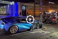 El Ferrari 812 Superfast de Michael B. Jordan acaba destrozado