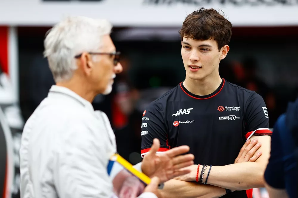 Oliver Bearman, Haas F1 Team, Damon Hill, Sky F1