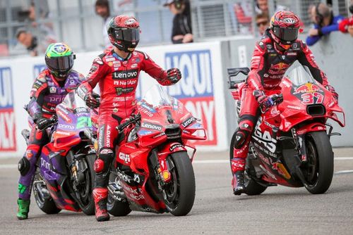 Parrilla de salida de la carrera de MotoGP en Sachsenring: filas y posiciones
