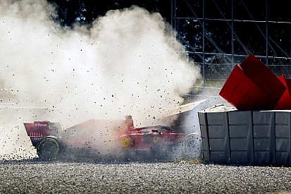Vettel says damage making it hard to find crash cause