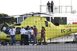 Pol Espargaró sufre fuerte caída en la segunda práctica en Portugal