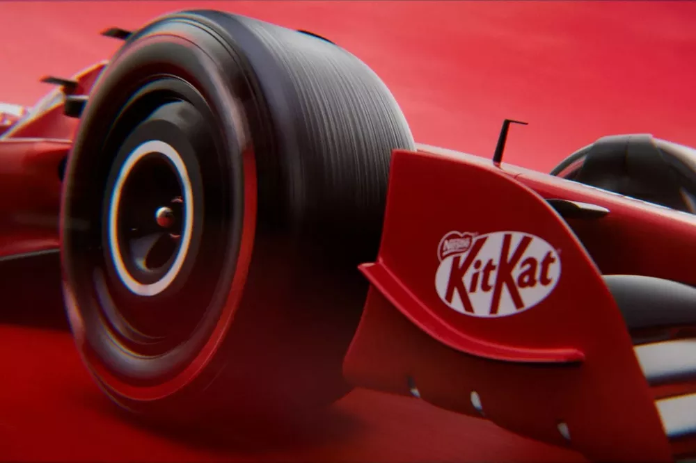 F&oacute;rmula 1 y KitKat