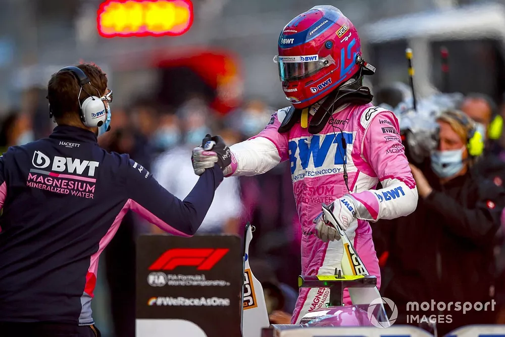 Ganador de la pole Lance Stroll, Racing Point RP20
