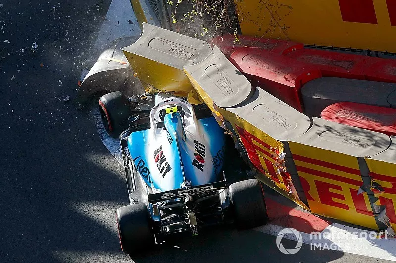 L'accident de Robert Kubica, Williams 