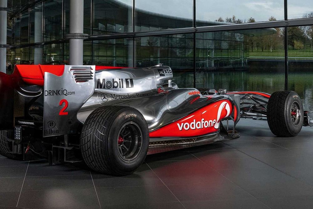 El McLaren MP4/25 de Lewis Hamilton