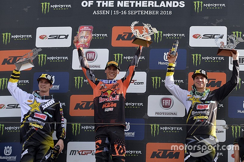 Pauls Jonass salta Imola per infortunio: Jorge Prado è campione del mondo della MX2!