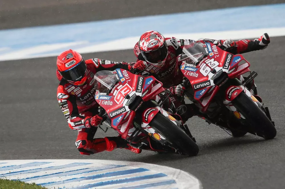 Francesco Bagnaia, Ducati Team, Marc Marquez, Ducati Team