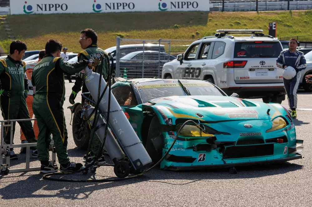 130Rで横転クラッシュ、埼玉Green Braveに何が起きたのか。ダメージは