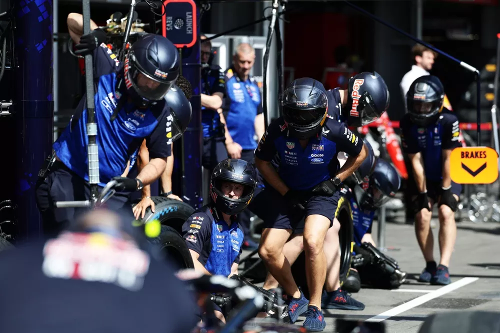 Red Bull Racing&nbsp;pit stop