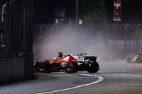 Vettel no sabe qué sucedió en el accidente en Singapur