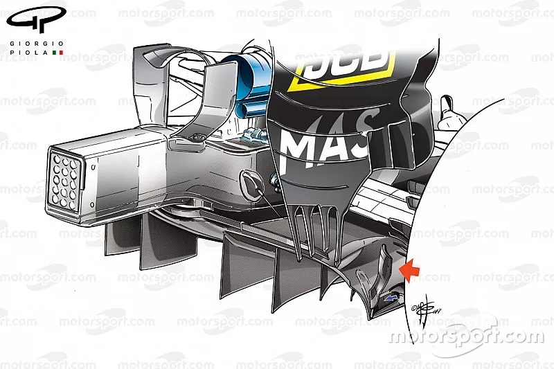 Williams FW40: Diffusor, GP Monaco