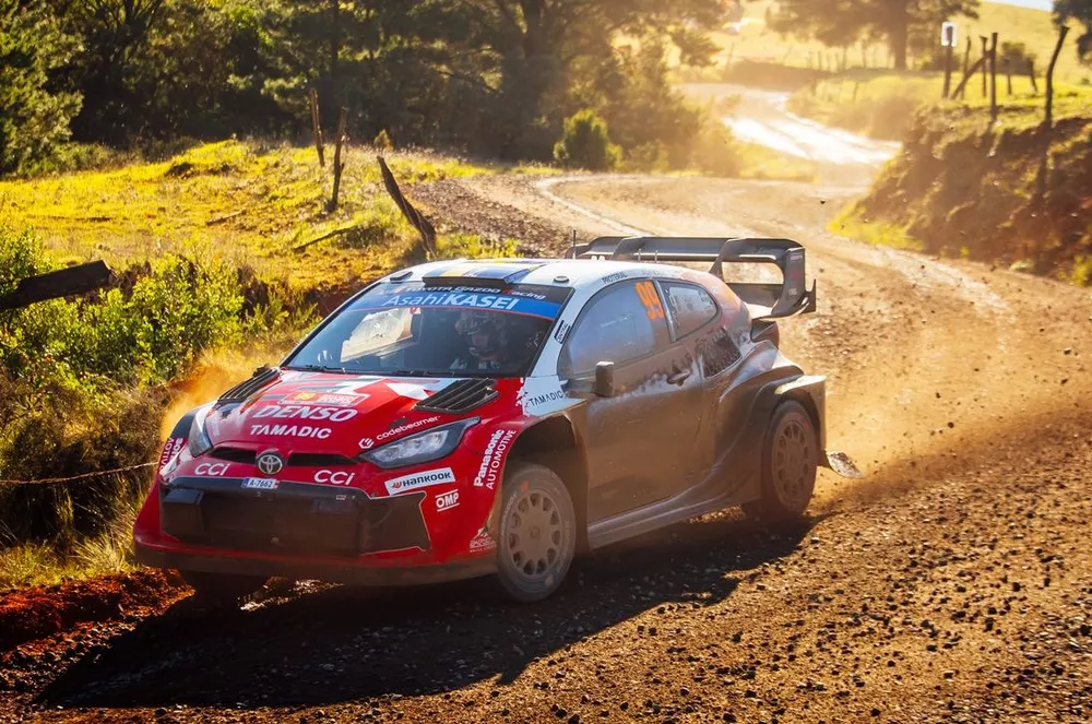 Oliver Solberg, Elliott Edmondson, Toyota Gazoo Racing WRT Toyota GR Yaris Rally1