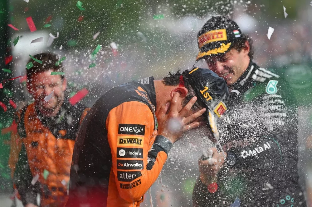Andrea Kimi Antonelli, Mercedes, Lando Norris, McLaren