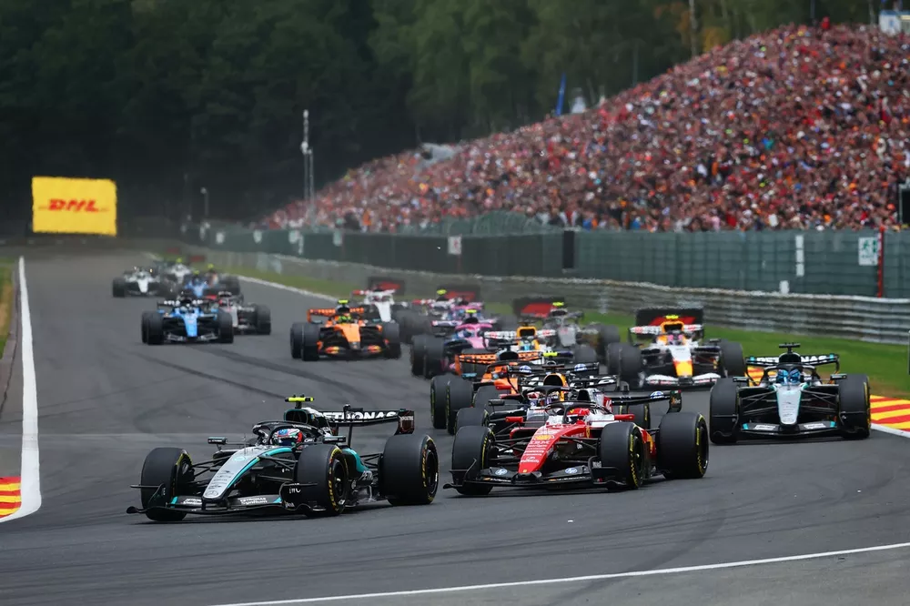 Andrea Kimi Antonelli, Mercedes, Charles Leclerc, Ferrari, George Russell, Mercedes