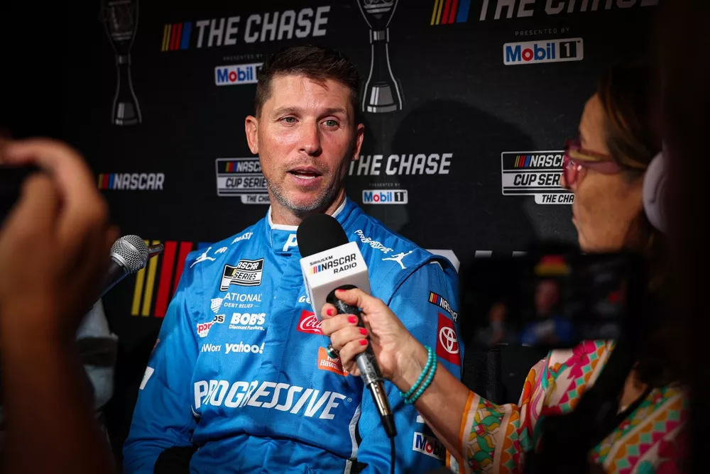 Denny Hamlin at Chase Media Day