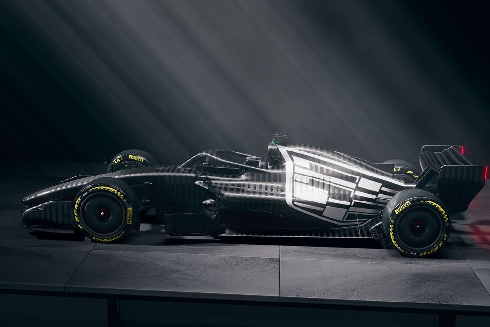 Cadillac's one-off shakedown F1 livery for Barcelona