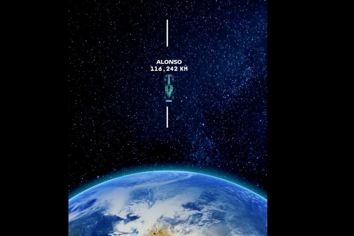 De la Tierra a la Luna: la distancia recorrida por los pilotos de F1 y el increíble dato de Alonso