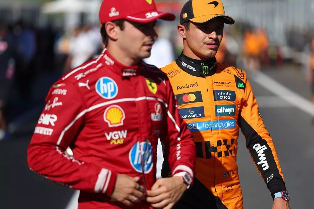 Charles Leclerc, Ferrari, Lando Norris, McLaren