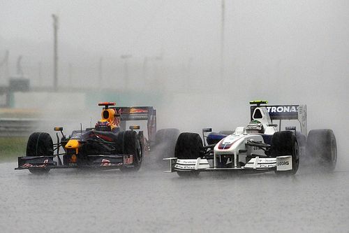 Cuando el mal tiempo caus&oacute; estragos en las carreras de F&oacute;rmula 1