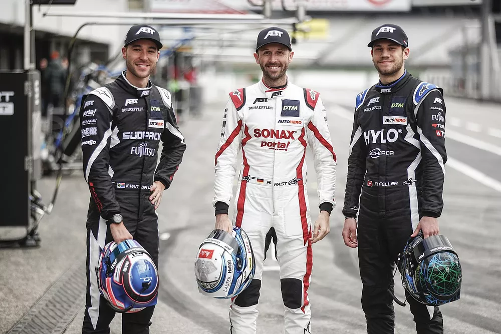 Kelvin van der Linde, Team ABT Sportsline, René Rast, Team ABT Sportsline, Ricardo Feller, Team ABT Sportsline