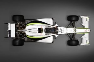 ジェイソン・バトン　サイン入り　ヘルメット　1/2 ブラウンGP 2009 DRM Signed Exclusive Jenson Button 2009 Brawn Late Season WC