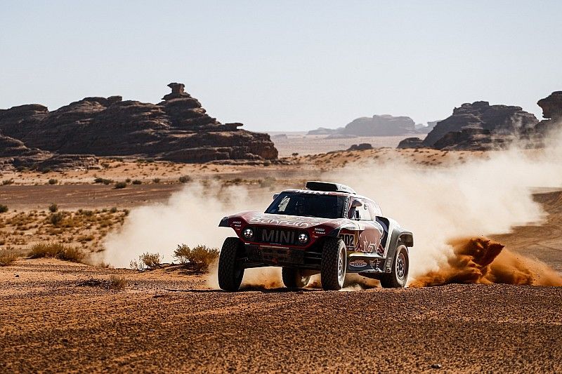 #302 JCW X-Raid Team: Stephane Peterhansel, Paulo Fiuza