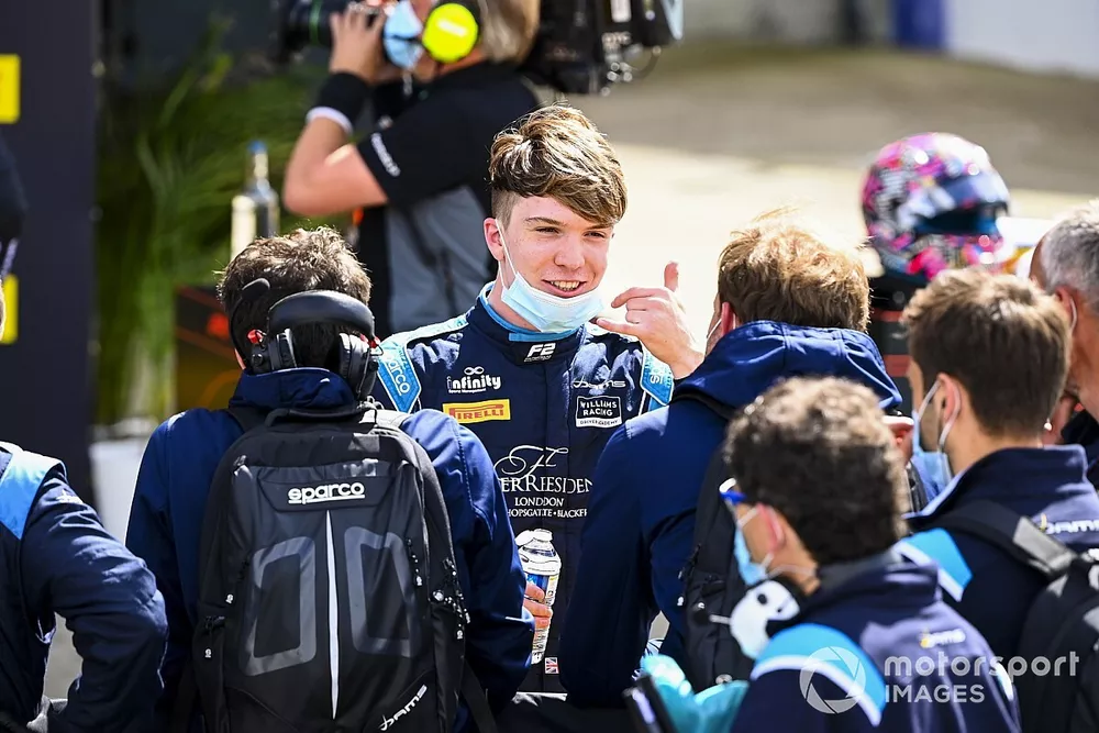 Ganador Dan Ticktum, Dams en Parc Ferme 