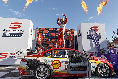 Newcastle Supercars: McLaughlin sacrifices win to seal title