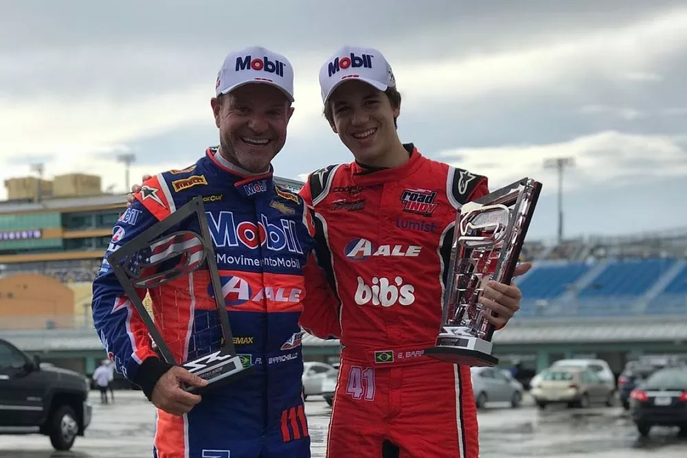 Rubens Barrichello e Dudu Barrichello