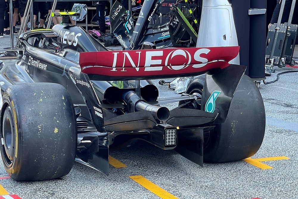 Mercedes W14 technical detail