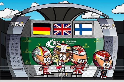 V&iacute;deo: el GP de Estados Unidos 2017 de F1, por MiniDrivers