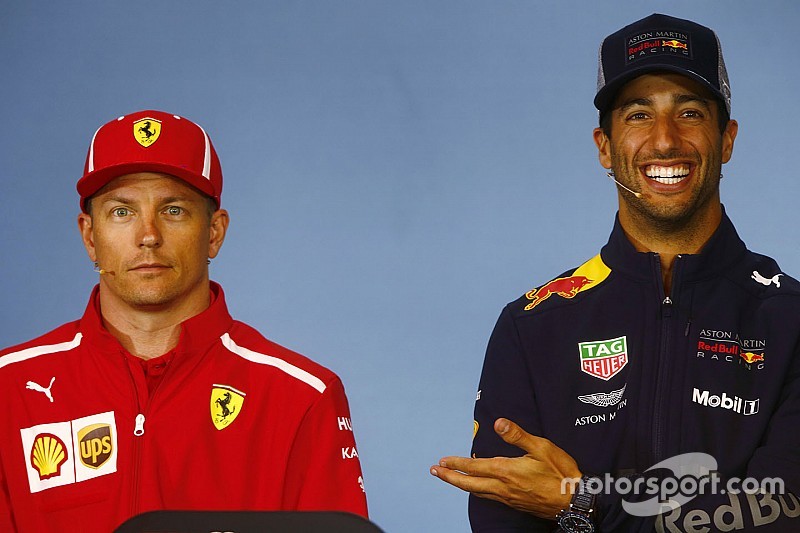 Ricciardo verrast dat Raikkonen niet met pensioen gaat