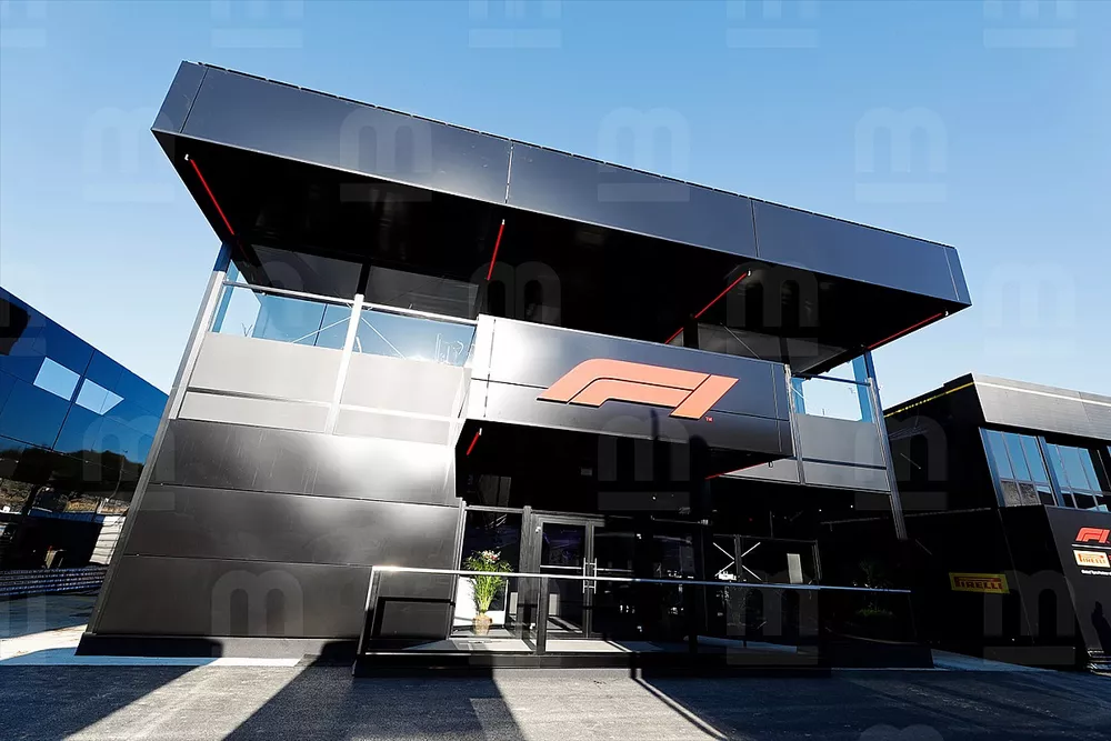 F1 motorhome