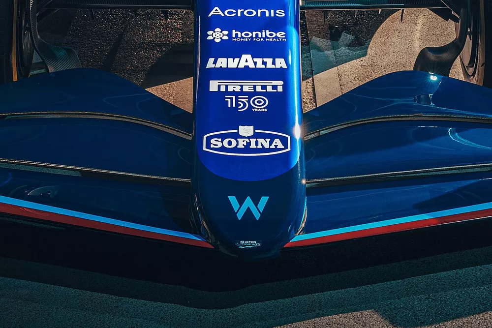 Dettaglio della Williams FW44