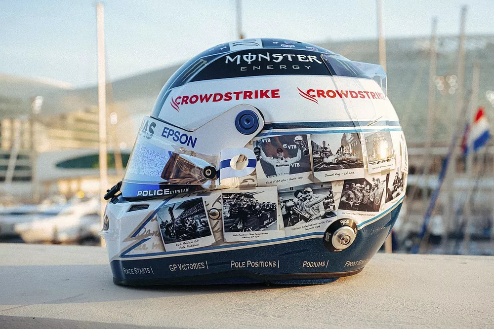 Casco de Valtteri Bottas, Mercedes