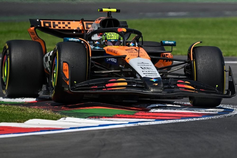 诺里斯领跑墨西哥GP FP3,劲敌排位赛前遇阻