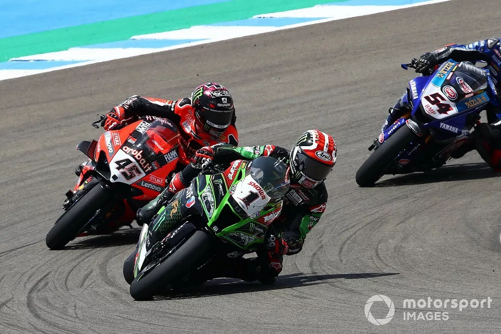 Jonathan Rea, Kawasaki Racing Team, Scott Redding, Aruba.it Racing Ducati, Race 1, Spanish WorldSBK