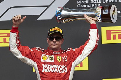 Raikkonen neemt op geheel eigen wijze afscheid van partner Shell