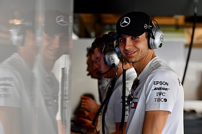 Esteban Ocon au volant d'une auto du Trophée Andros en janvier