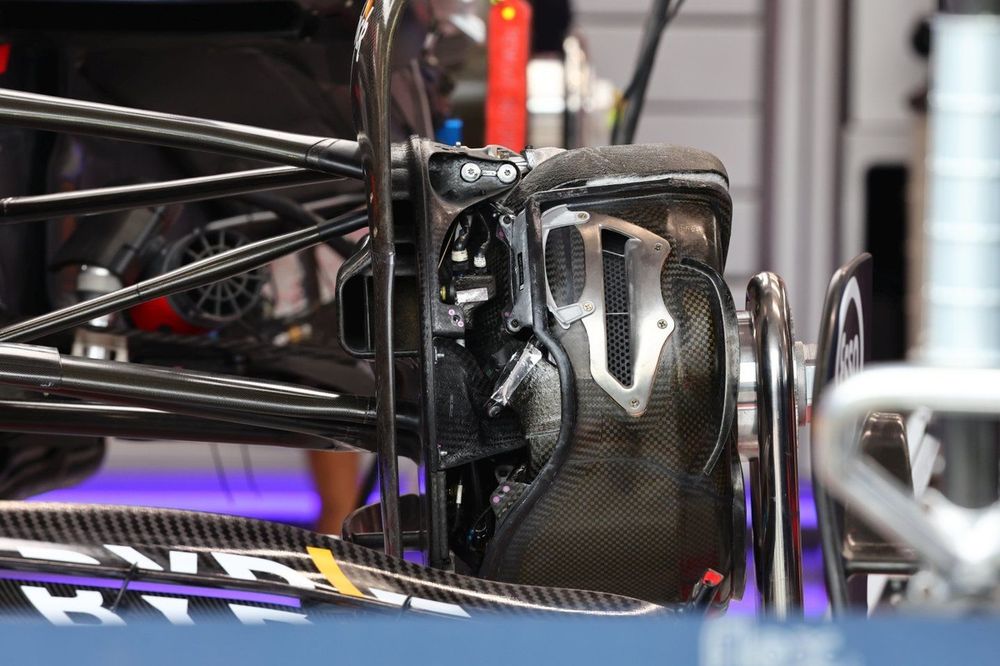 Detalle t&eacute;cnico del Red Bull Racing RB20